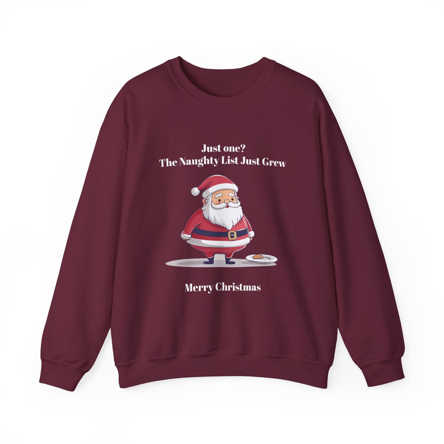 Santa's Naughty List Crewneck Sweatshirt | Cozy Holiday Apparel