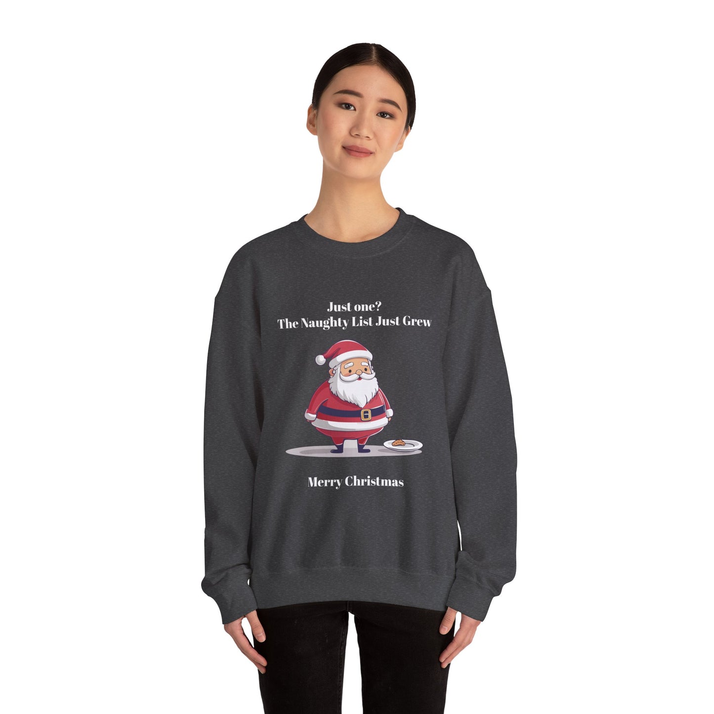 Santa's Naughty List Crewneck Sweatshirt | Cozy Holiday Apparel