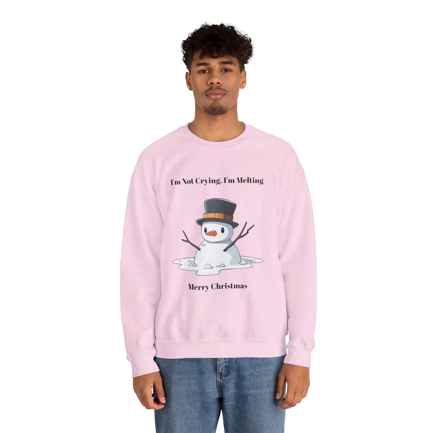 Merry Christmas Sweatshirt - I'm Not Crying, I'm Melting
