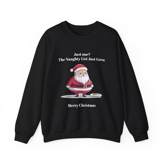 Santa's Naughty List Crewneck Sweatshirt | Cozy Holiday Apparel