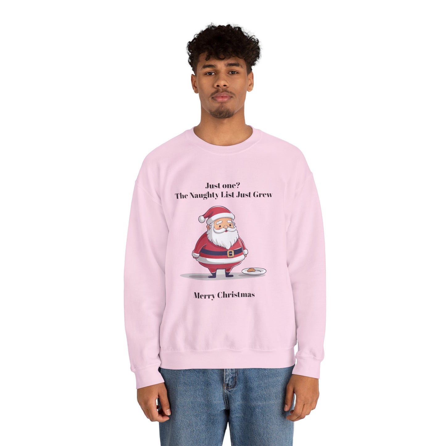 Santa's Naughty List Crewneck Sweatshirt | Cozy Holiday Apparel