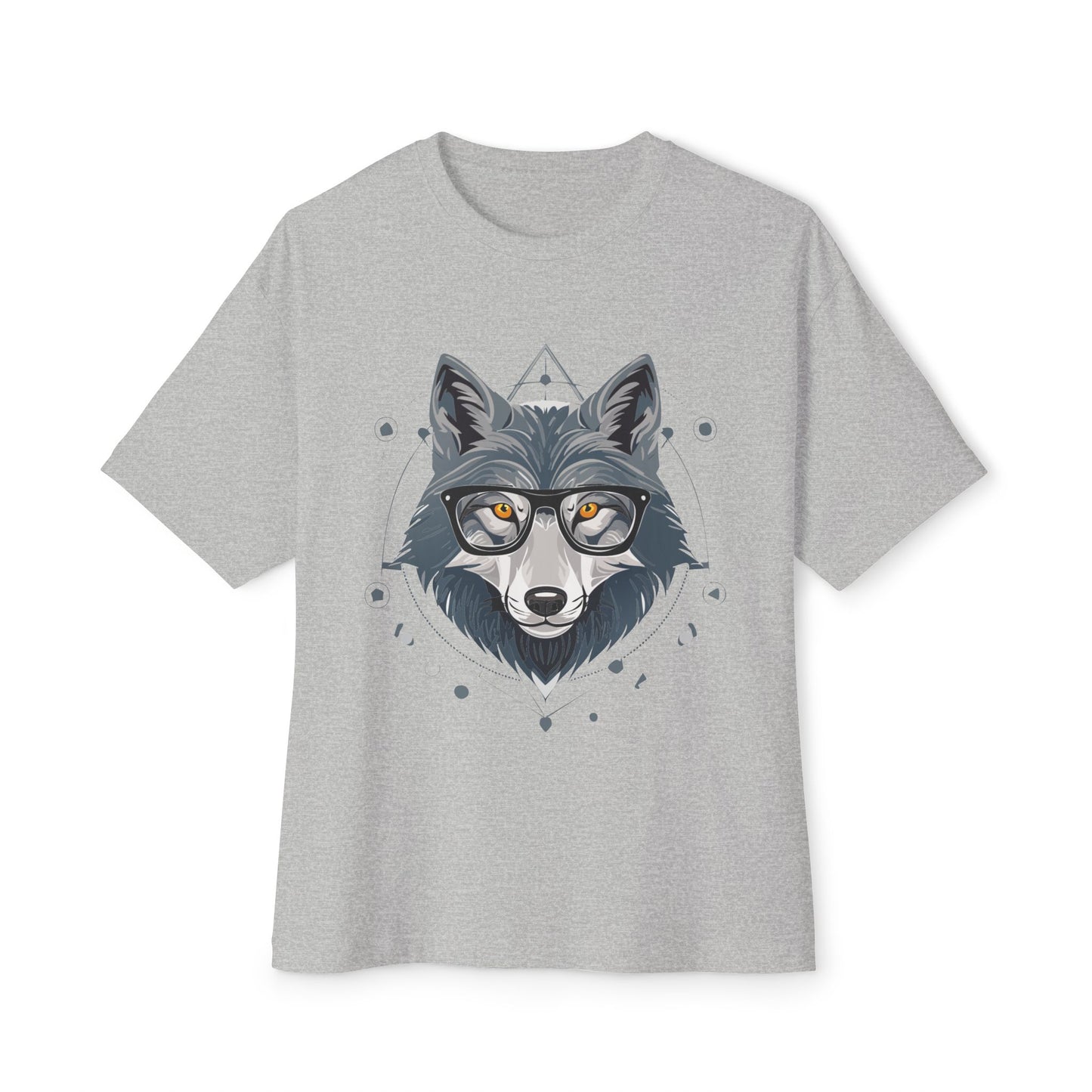 Cool Wolf Graphic Tee for Nature Lovers, Relaxed Fit Unisex T-Shirt, Gift for Animal Lovers, Trendy Streetwear, Outsider Apparel