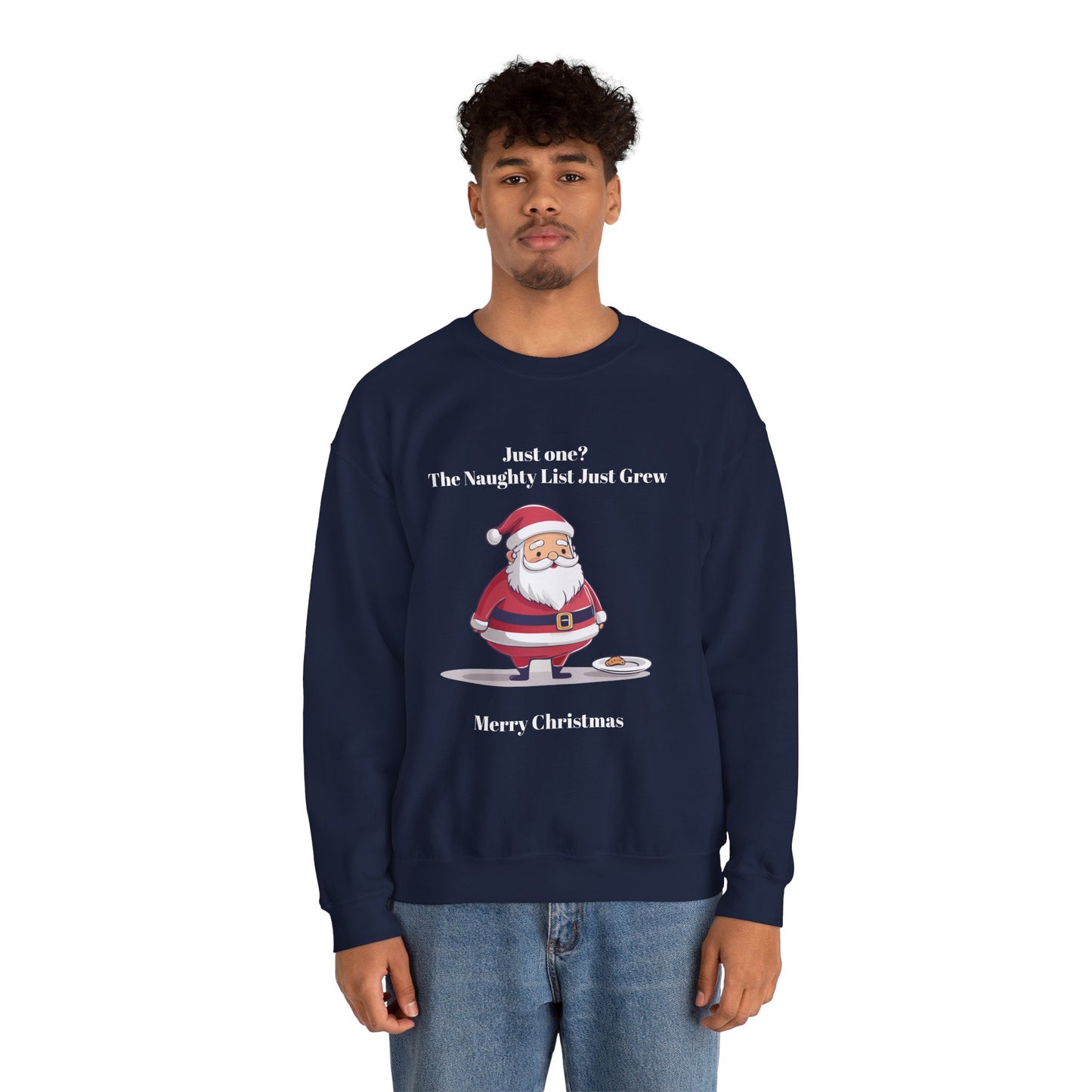 Santa's Naughty List Crewneck Sweatshirt | Cozy Holiday Apparel