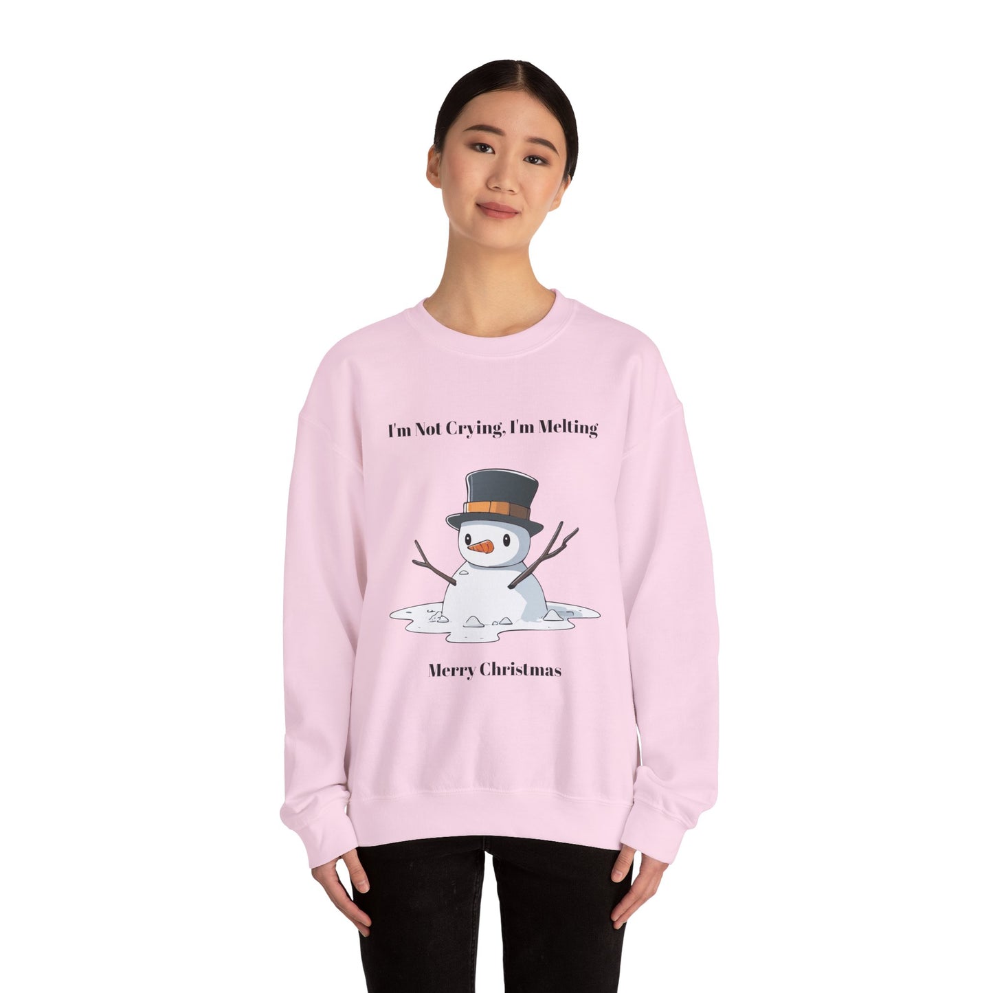 Merry Christmas Sweatshirt - I'm Not Crying, I'm Melting