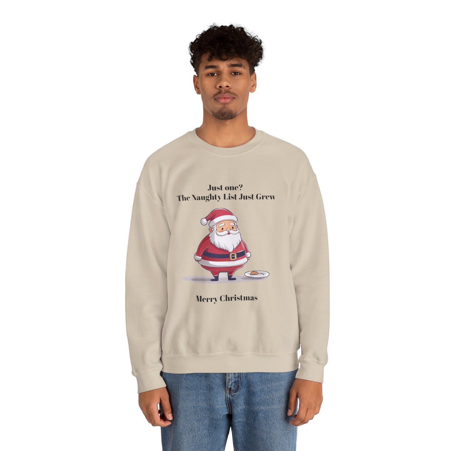 Santa's Naughty List Crewneck Sweatshirt | Cozy Holiday Apparel
