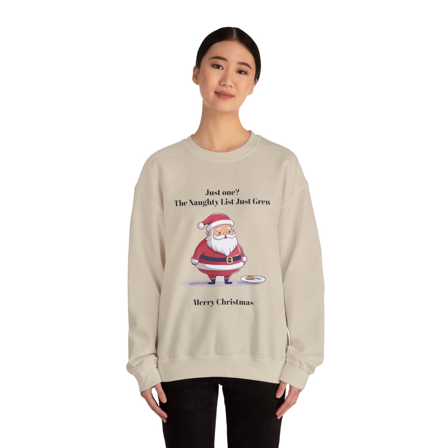 Santa's Naughty List Crewneck Sweatshirt | Cozy Holiday Apparel