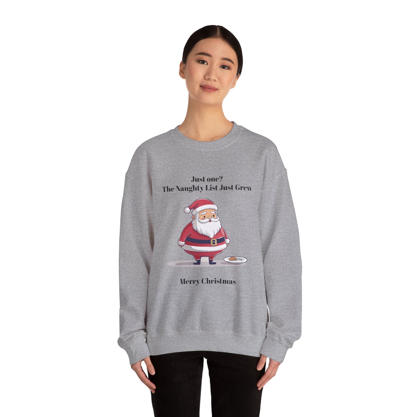 Santa's Naughty List Crewneck Sweatshirt | Cozy Holiday Apparel