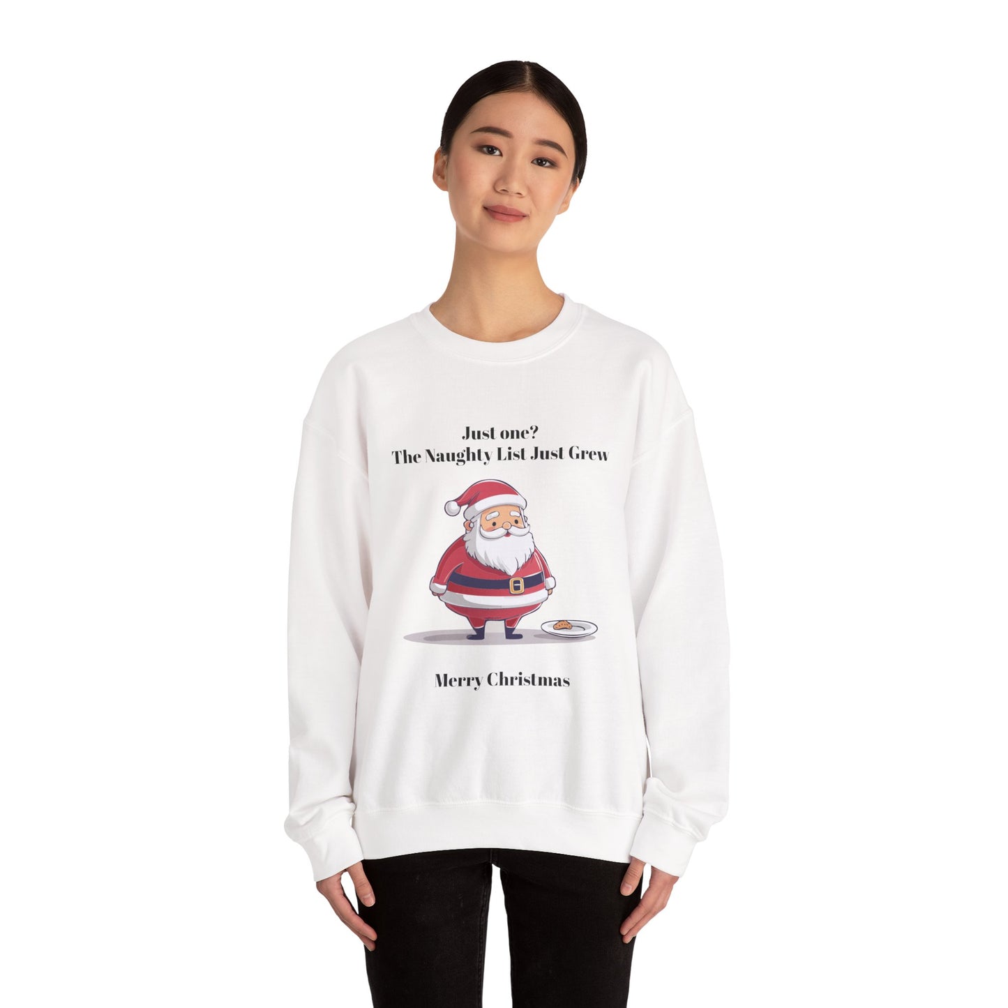 Santa's Naughty List Crewneck Sweatshirt | Cozy Holiday Apparel