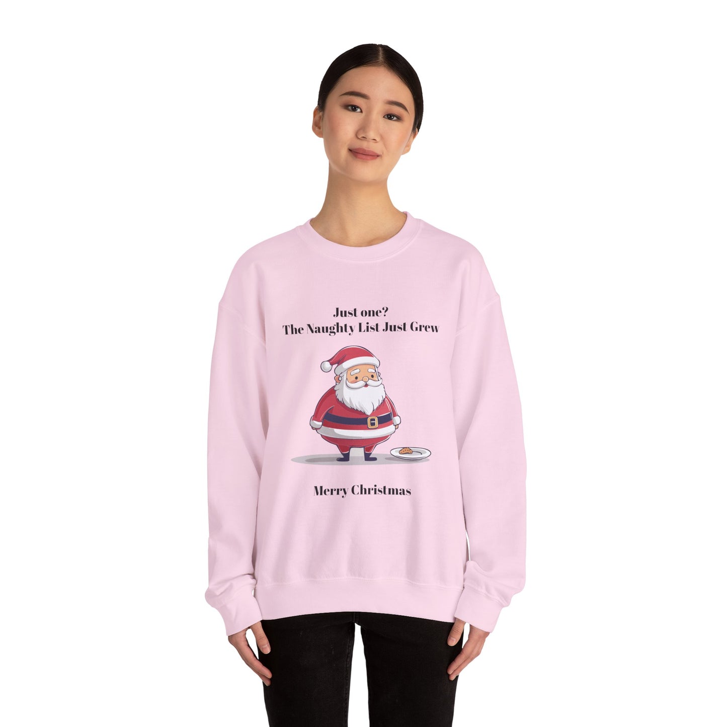 Santa's Naughty List Crewneck Sweatshirt | Cozy Holiday Apparel