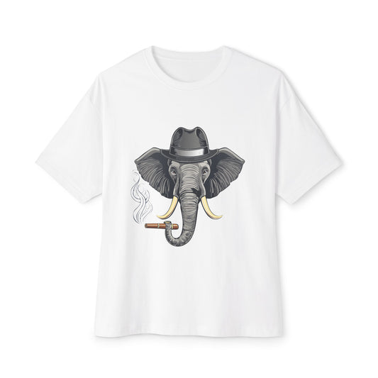 Stylish Elephant Graphic Tee, Trendy T-Shirt for Animal Lovers, Oversized Tee for Casual Outings, Unique Gift for Birthdays, Fun Streetwear