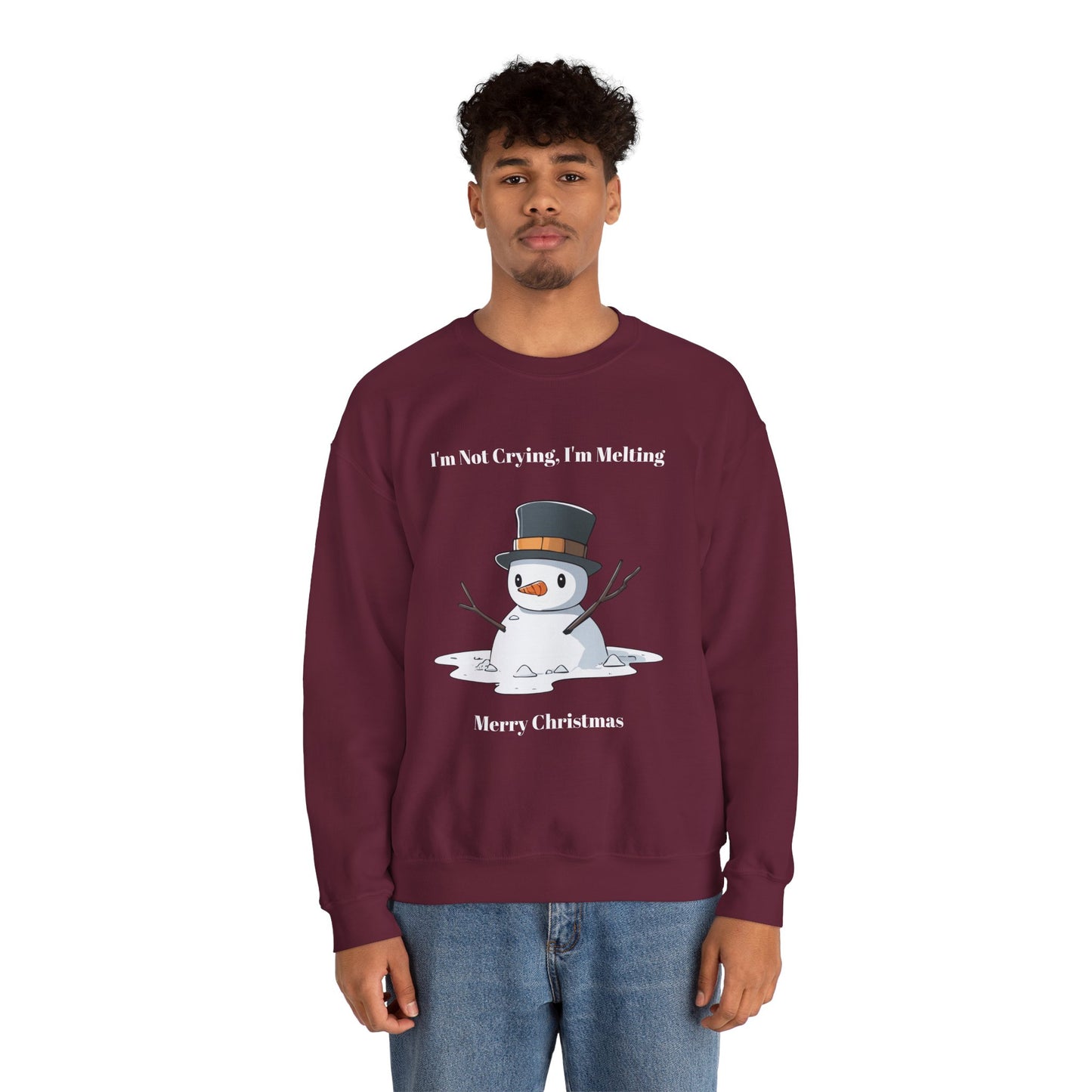 Merry Christmas Sweatshirt - I'm Not Crying, I'm Melting