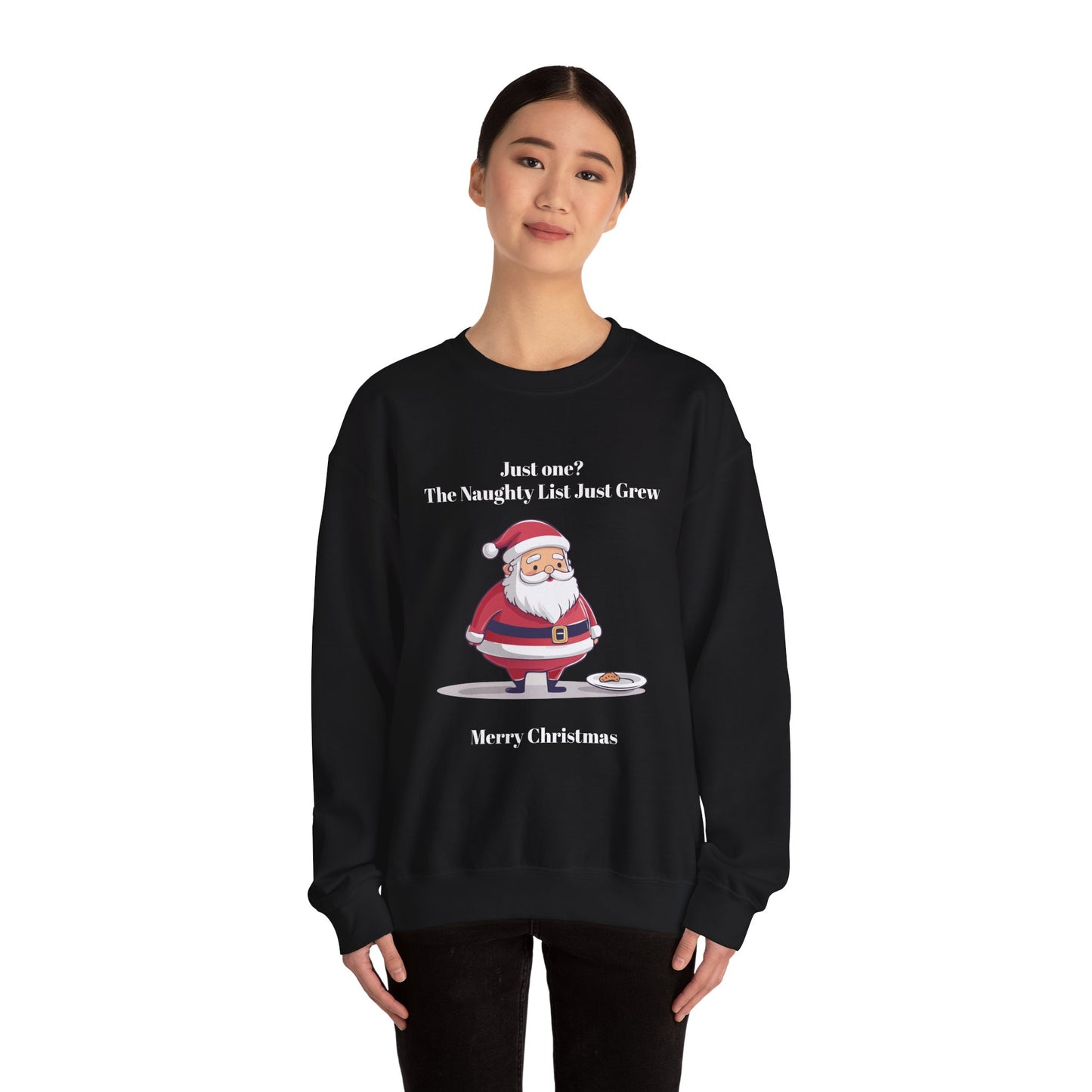 Santa's Naughty List Crewneck Sweatshirt | Cozy Holiday Apparel