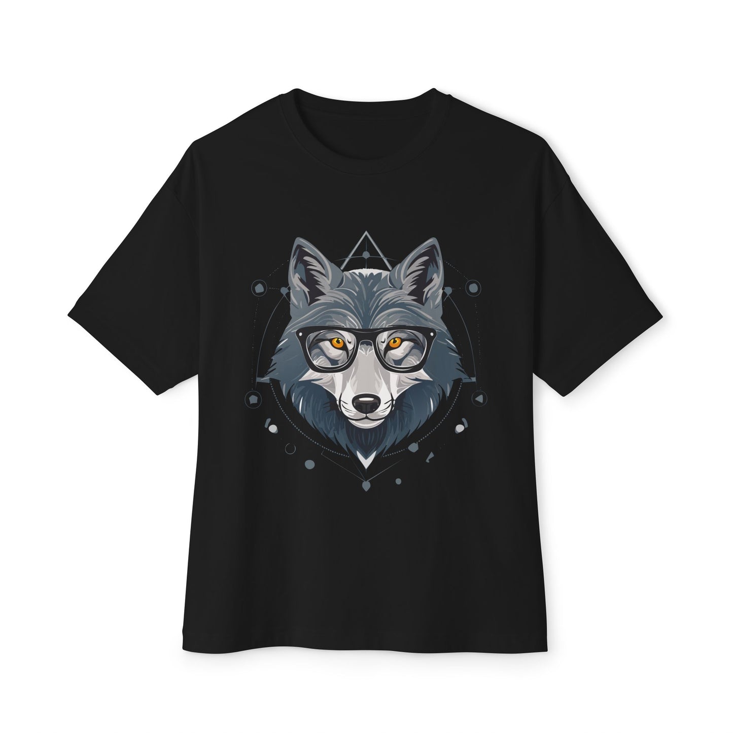 Cool Wolf Graphic Tee for Nature Lovers, Relaxed Fit Unisex T-Shirt, Gift for Animal Lovers, Trendy Streetwear, Outsider Apparel