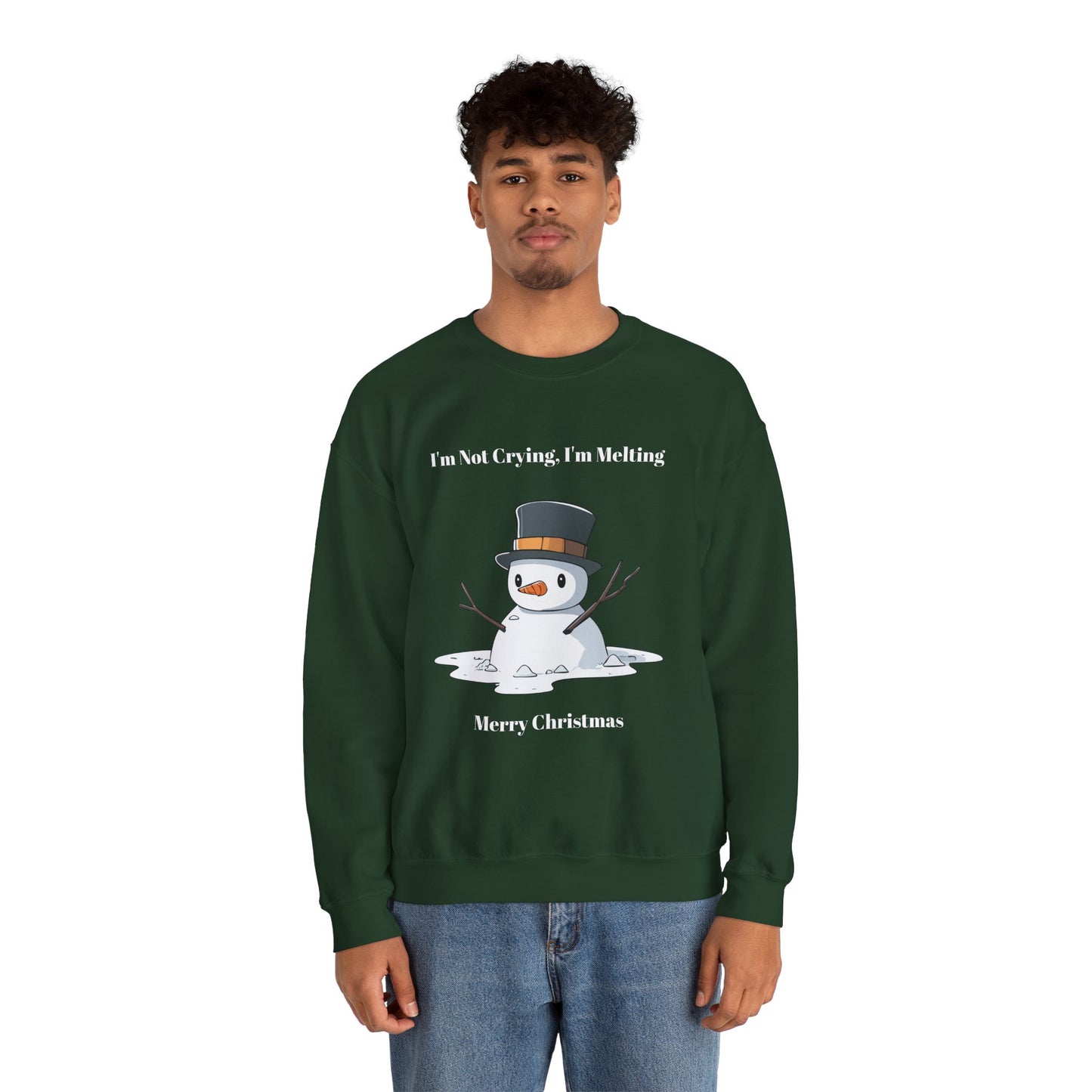 Merry Christmas Sweatshirt - I'm Not Crying, I'm Melting