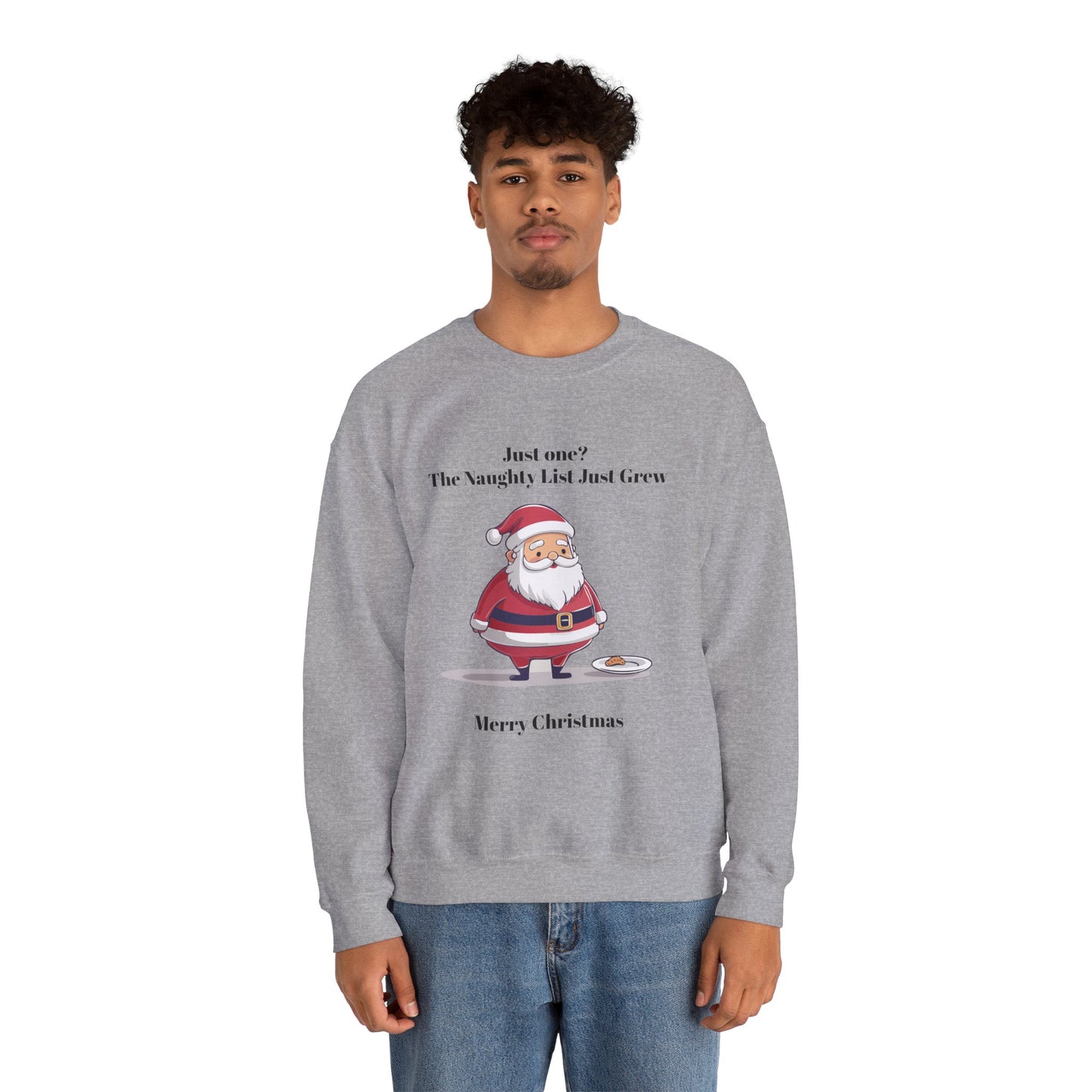 Santa's Naughty List Crewneck Sweatshirt | Cozy Holiday Apparel