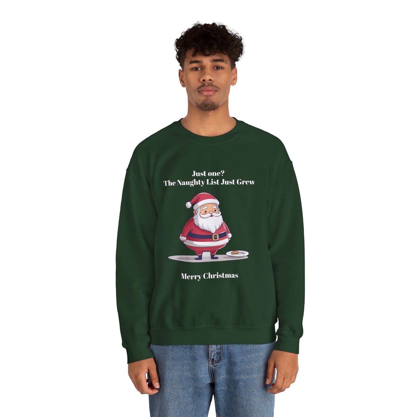 Santa's Naughty List Crewneck Sweatshirt | Cozy Holiday Apparel