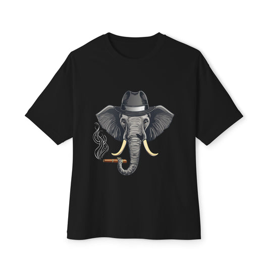 Stylish Elephant Graphic Tee, Trendy T-Shirt for Animal Lovers, Oversized Tee for Casual Outings, Unique Gift for Birthdays, Fun Streetwear