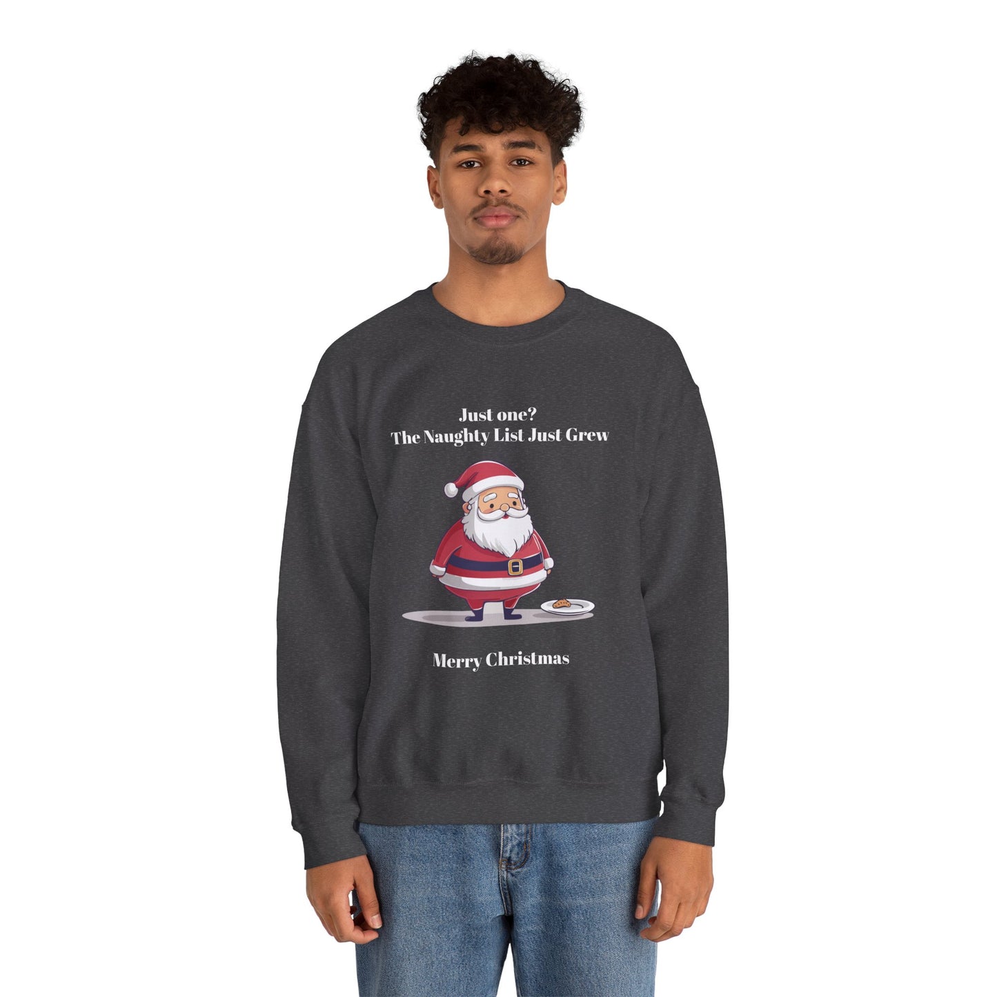 Santa's Naughty List Crewneck Sweatshirt | Cozy Holiday Apparel