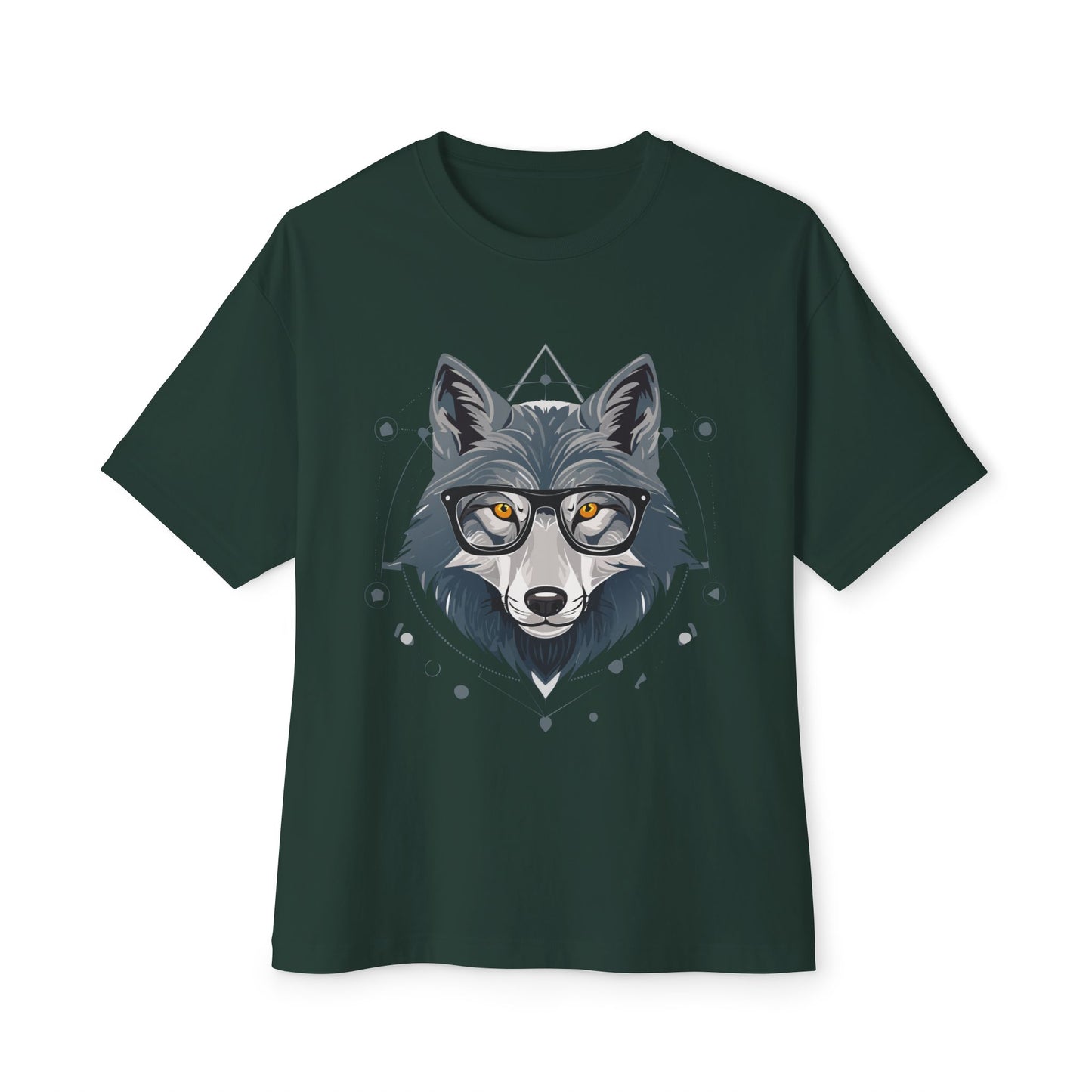 Cool Wolf Graphic Tee for Nature Lovers, Relaxed Fit Unisex T-Shirt, Gift for Animal Lovers, Trendy Streetwear, Outsider Apparel
