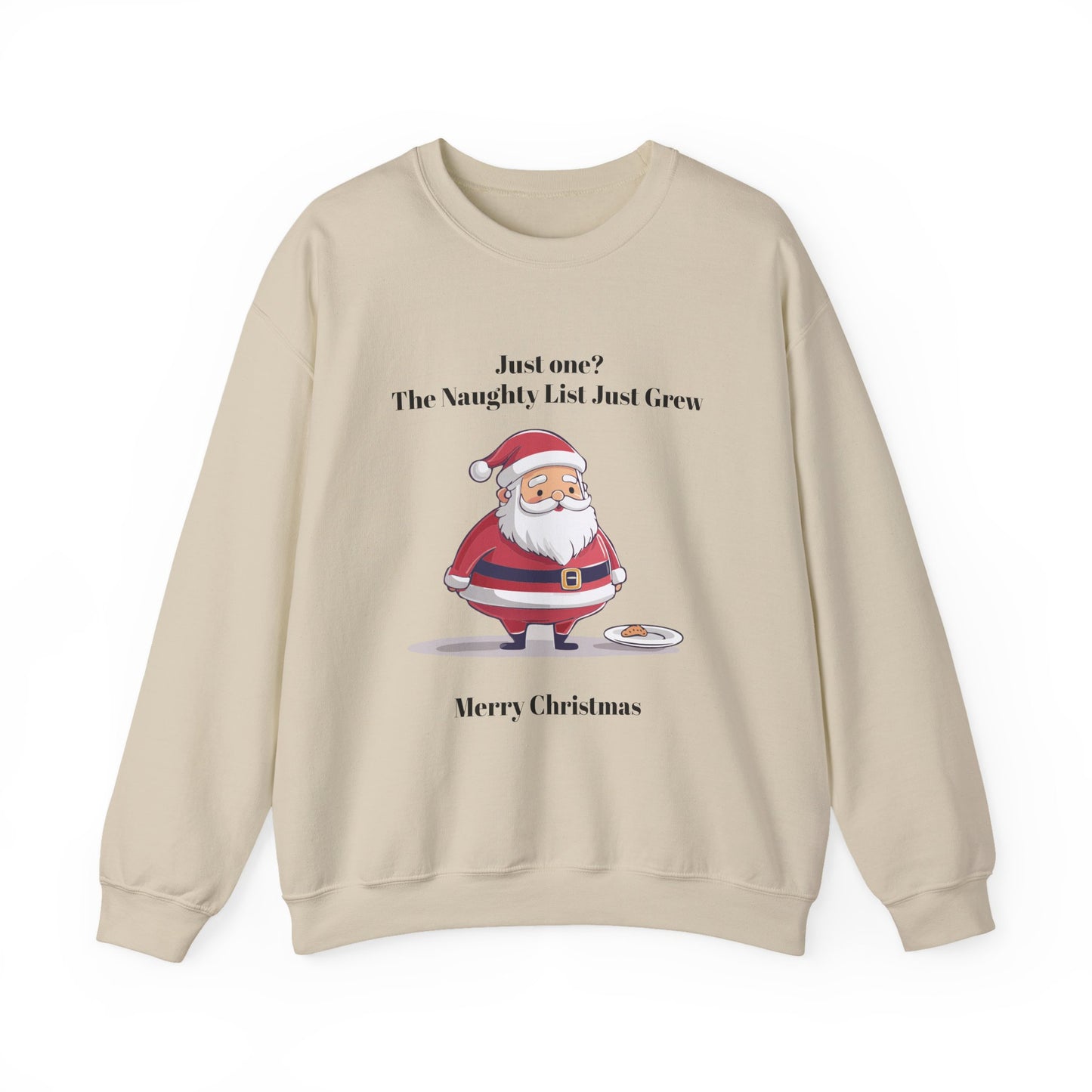 Santa's Naughty List Crewneck Sweatshirt | Cozy Holiday Apparel