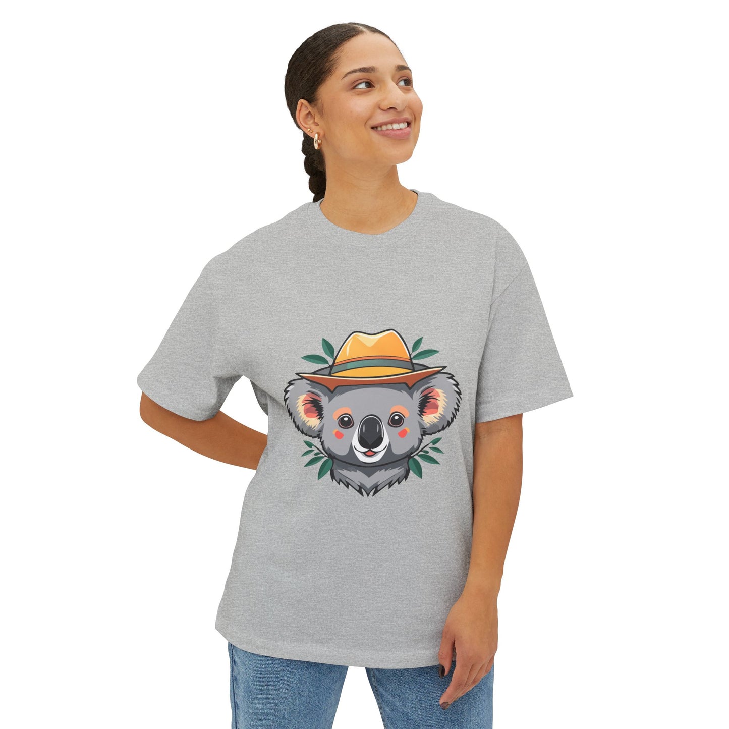 Cute Koala Graphic Tee, Unisex Shirt, Oversized T-Shirt, Animal Lover Gift, Casual Wear, Fun Fashion