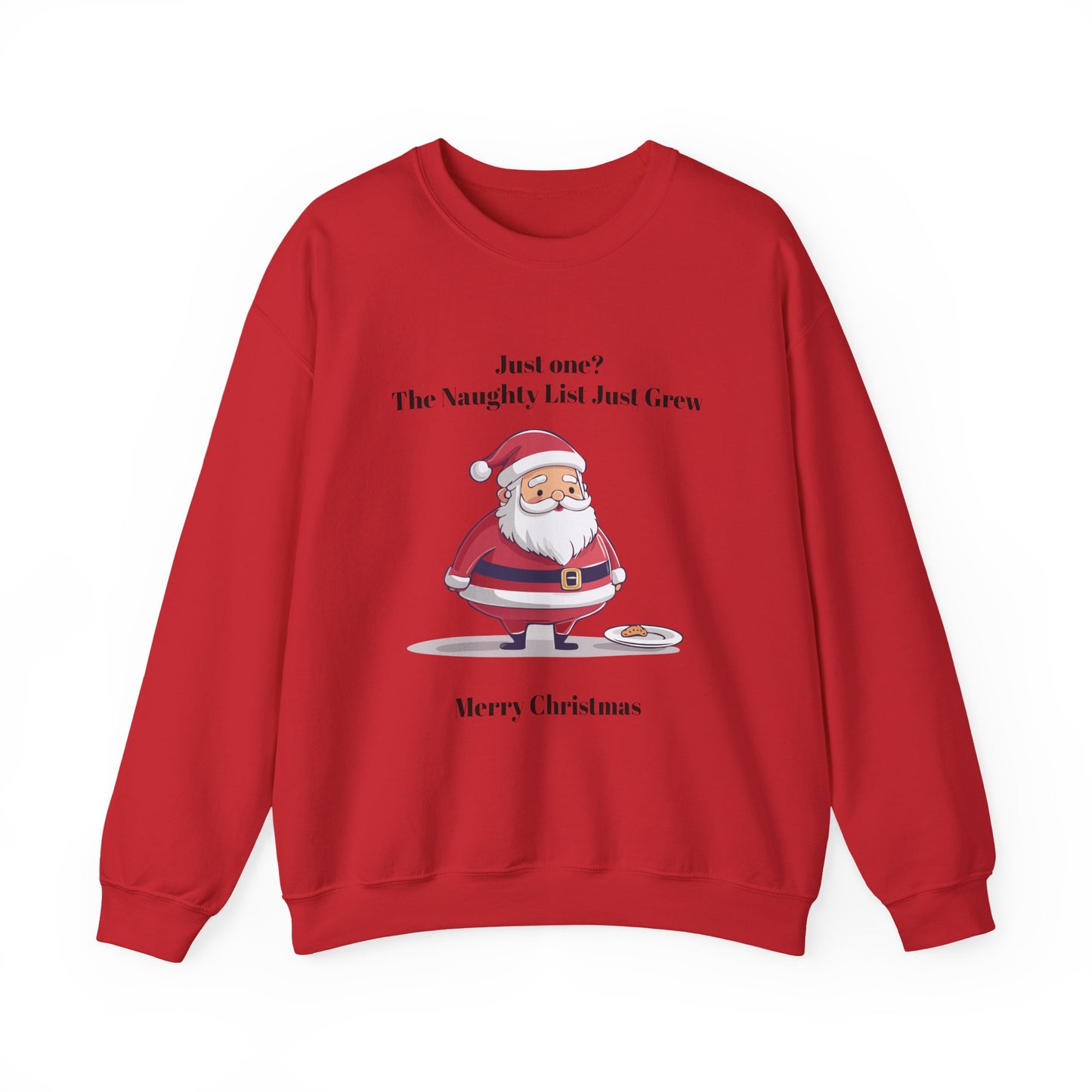 Santa's Naughty List Crewneck Sweatshirt | Cozy Holiday Apparel