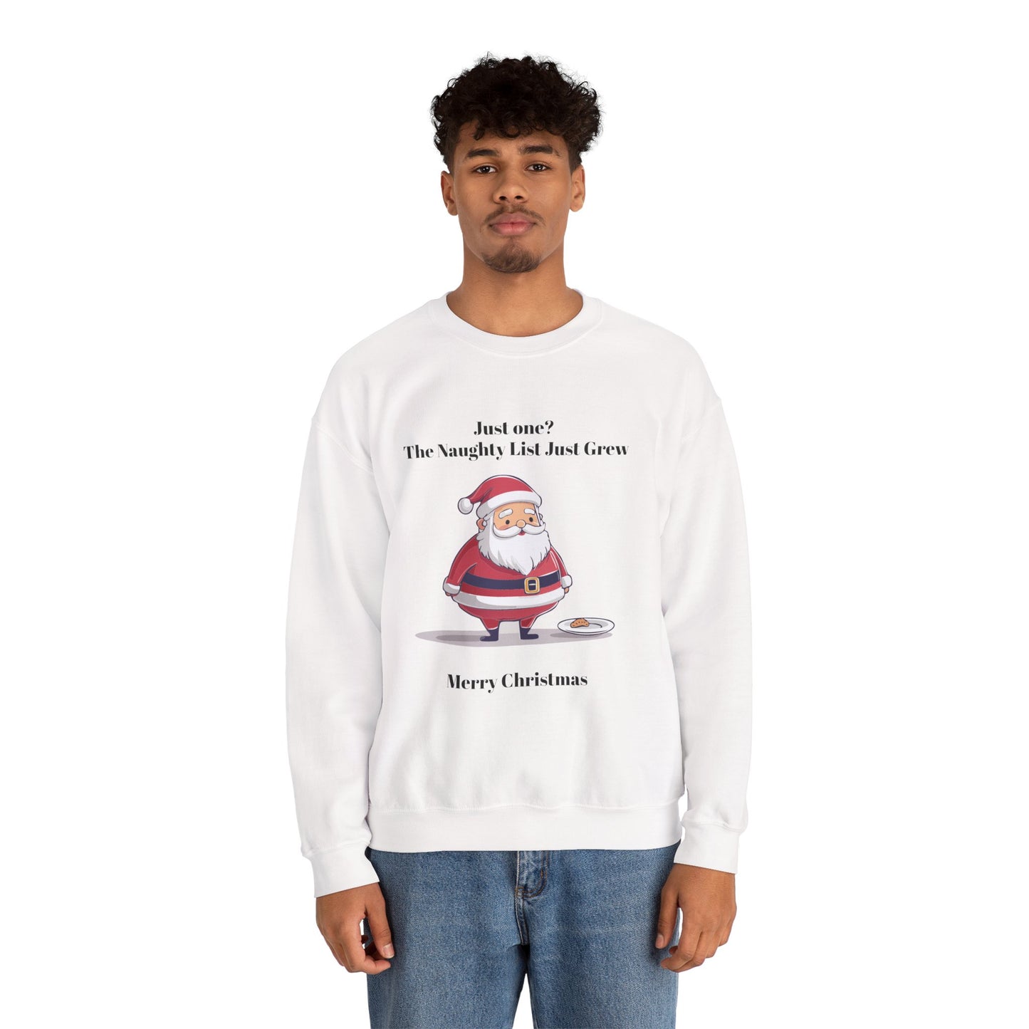 Santa's Naughty List Crewneck Sweatshirt | Cozy Holiday Apparel