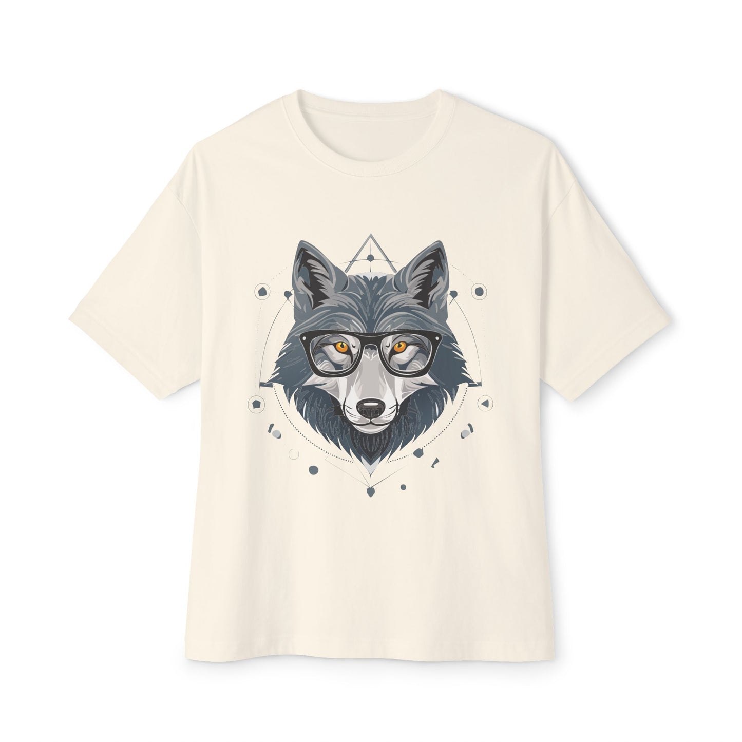 Cool Wolf Graphic Tee for Nature Lovers, Relaxed Fit Unisex T-Shirt, Gift for Animal Lovers, Trendy Streetwear, Outsider Apparel