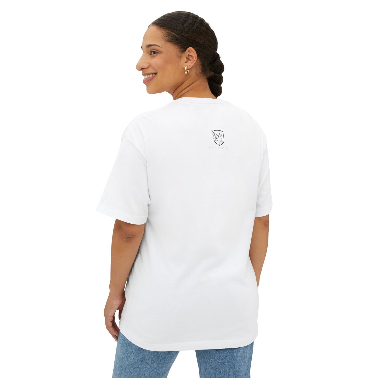 Whimsical Fox Graphic Tee for Animal Lovers | Unisex Boxy Oversized T-Shirt, Gift for Kids and Adults, Casual Wear, Birthday Present