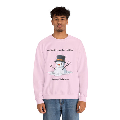 Merry Christmas Sweatshirt - I'm Not Crying, I'm Melting