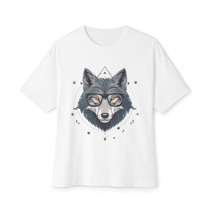 Cool Wolf Graphic Tee for Nature Lovers, Relaxed Fit Unisex T-Shirt, Gift for Animal Lovers, Trendy Streetwear, Outsider Apparel