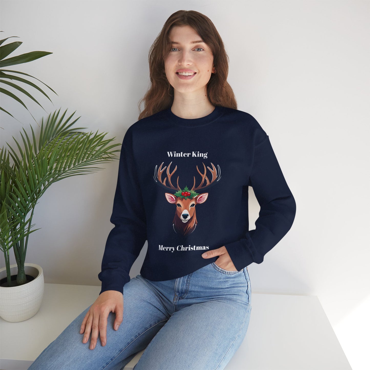 The Winter King Stag Sweatshirt