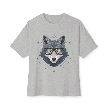 Cool Wolf Graphic Tee for Nature Lovers, Relaxed Fit Unisex T-Shirt, Gift for Animal Lovers, Trendy Streetwear, Outsider Apparel