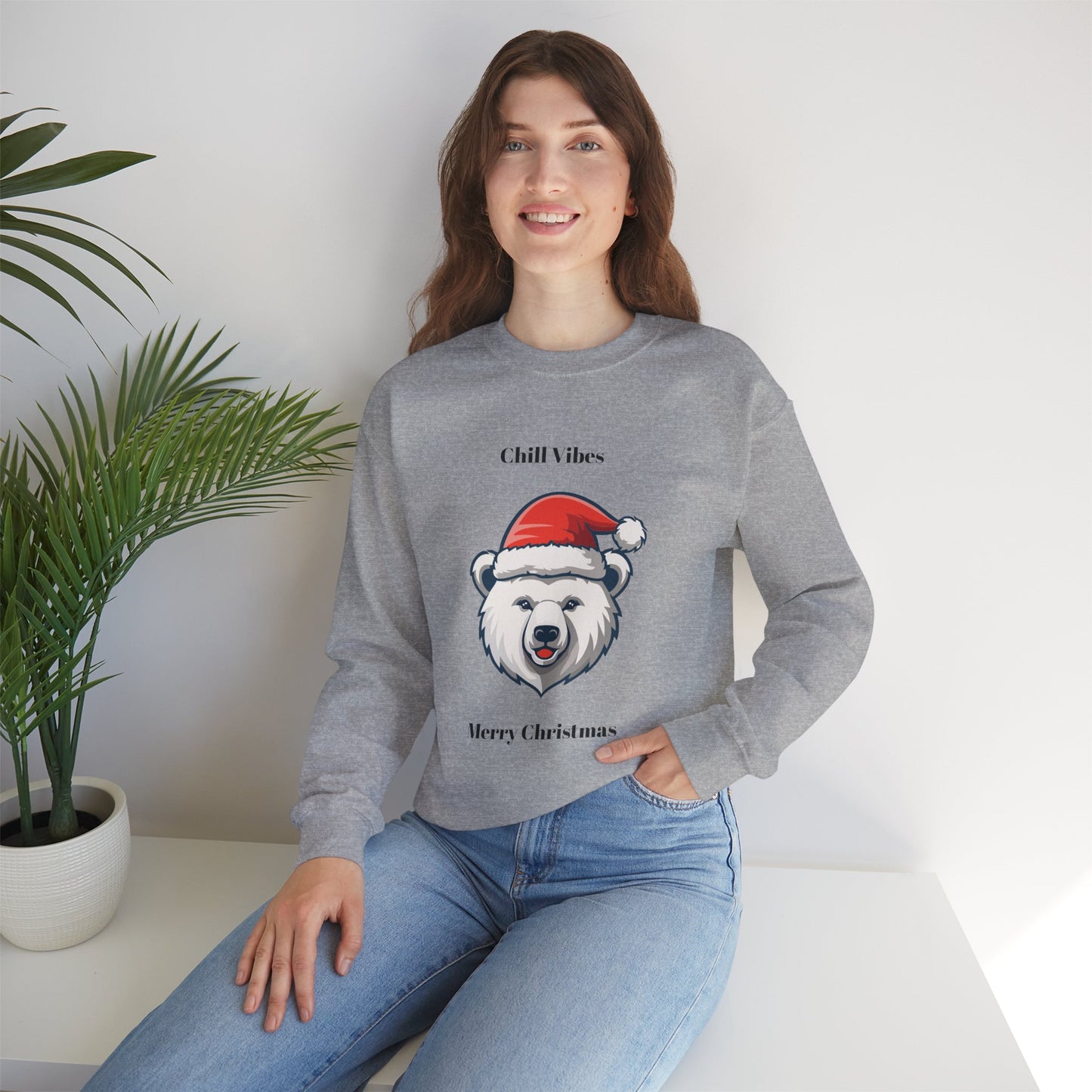 Festive Polar Bear Sweatshirt