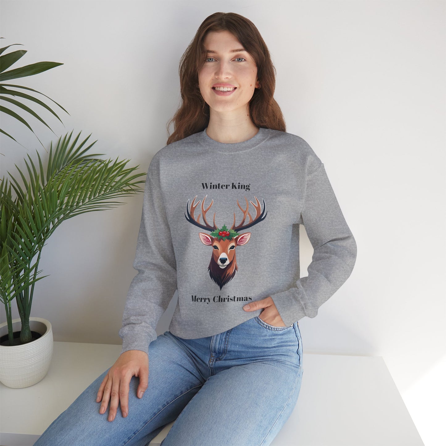 The Winter King Stag Sweatshirt