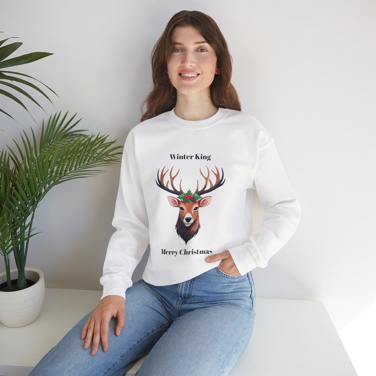 The Winter King Stag Sweatshirt