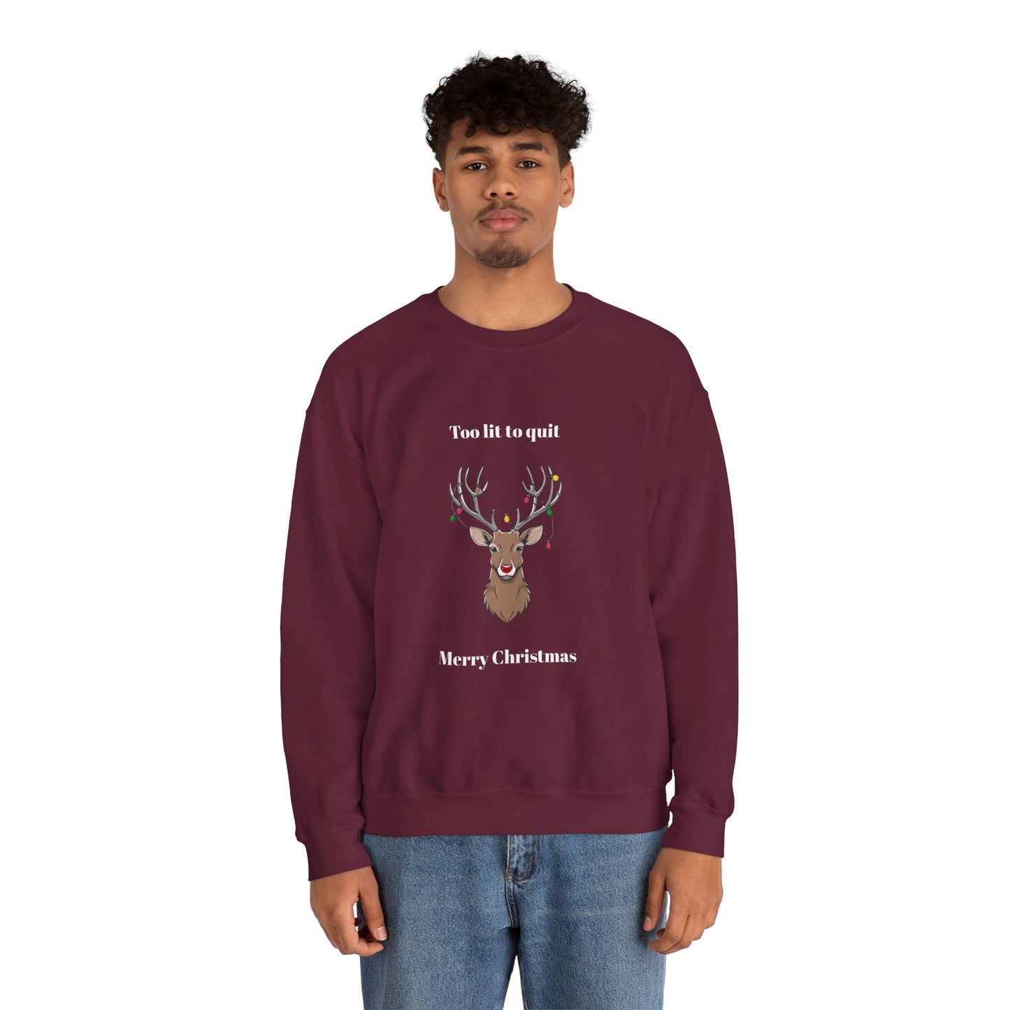 Merry Christmas Reindeer Sweatshirt