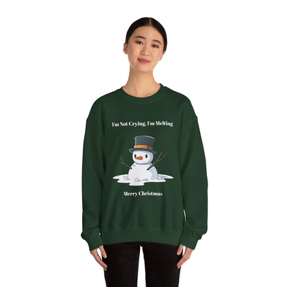 Merry Christmas Sweatshirt - I'm Not Crying, I'm Melting