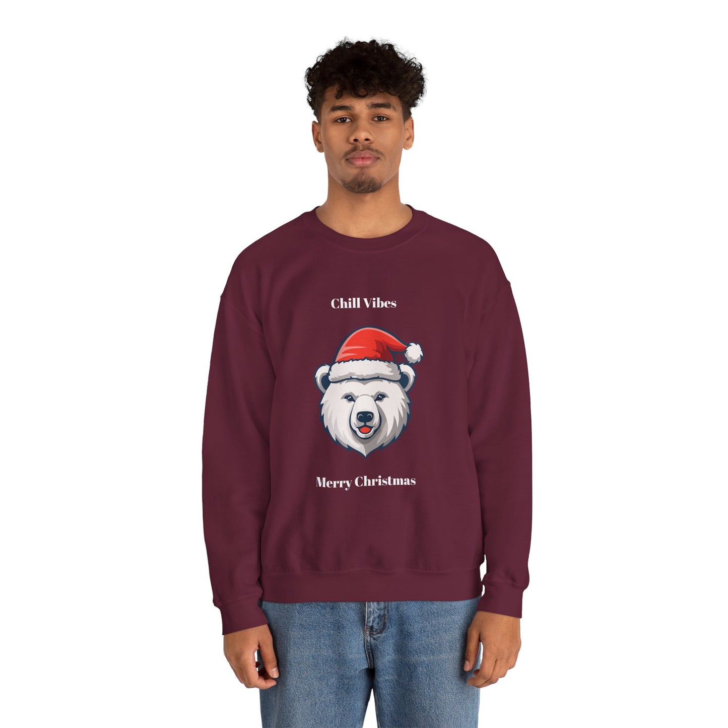 Festive Polar Bear Sweatshirt