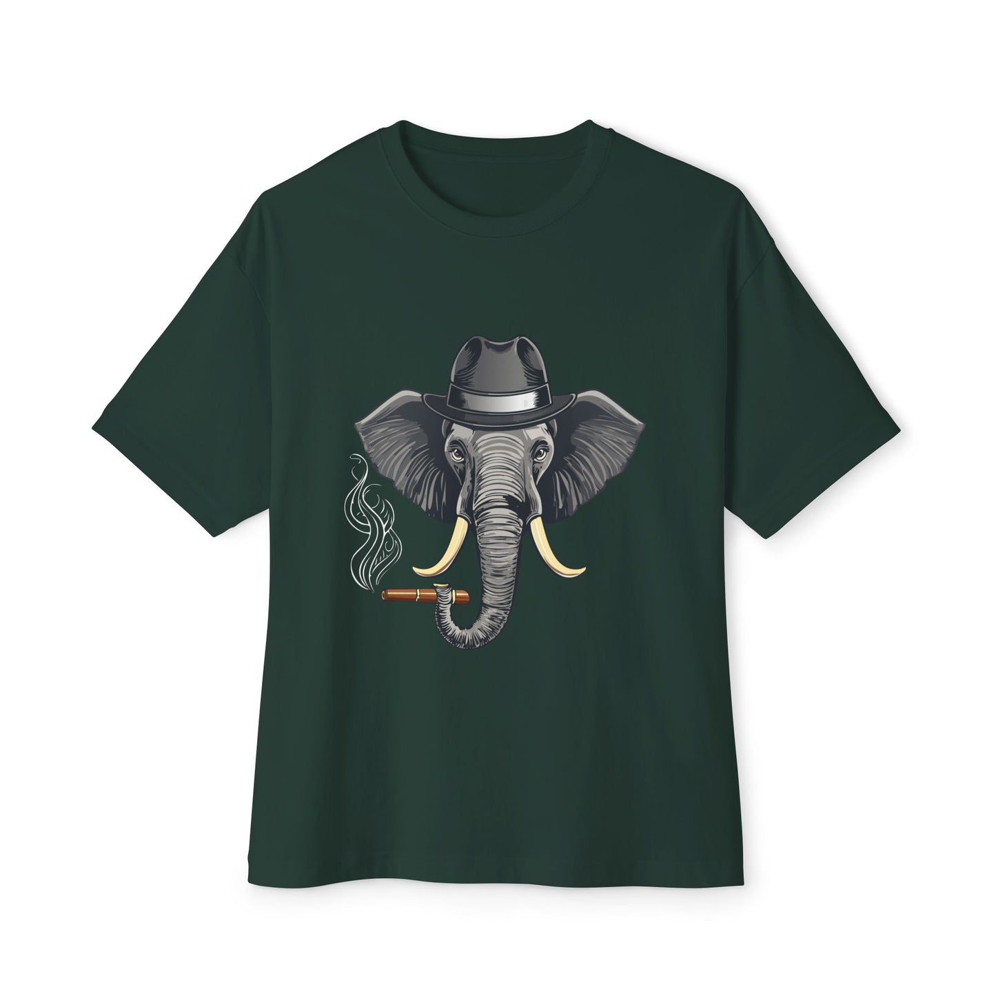 Stylish Elephant Graphic Tee, Trendy T-Shirt for Animal Lovers, Oversized Tee for Casual Outings, Unique Gift for Birthdays, Fun Streetwear