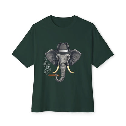 Stylish Elephant Graphic Tee, Trendy T-Shirt for Animal Lovers, Oversized Tee for Casual Outings, Unique Gift for Birthdays, Fun Streetwear