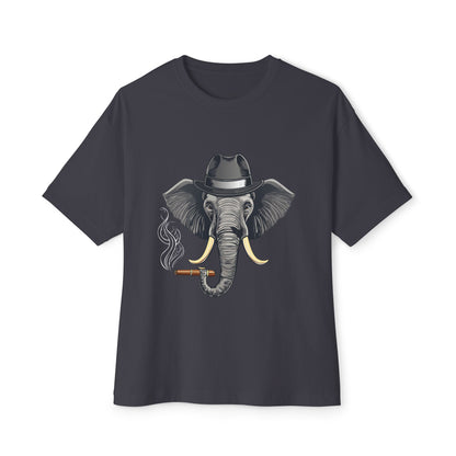 Stylish Elephant Graphic Tee, Trendy T-Shirt for Animal Lovers, Oversized Tee for Casual Outings, Unique Gift for Birthdays, Fun Streetwear