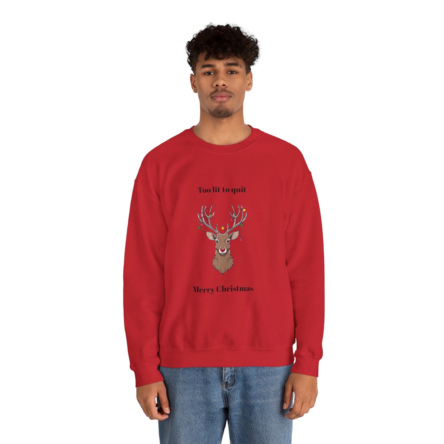 Merry Christmas Reindeer Sweatshirt