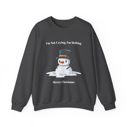 Merry Christmas Sweatshirt - I'm Not Crying, I'm Melting