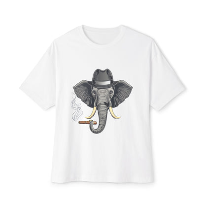 Stylish Elephant Graphic Tee, Trendy T-Shirt for Animal Lovers, Oversized Tee for Casual Outings, Unique Gift for Birthdays, Fun Streetwear