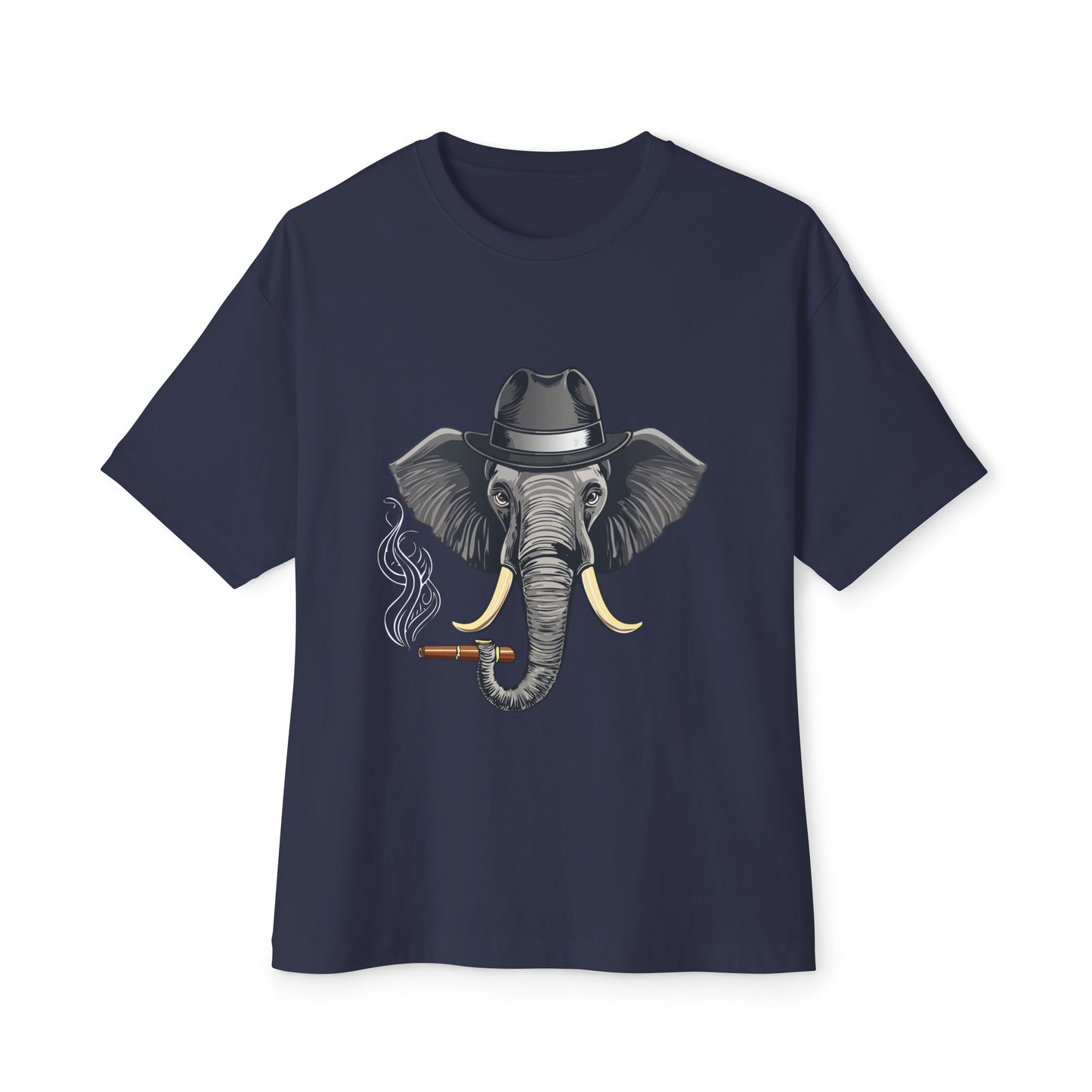 Stylish Elephant Graphic Tee, Trendy T-Shirt for Animal Lovers, Oversized Tee for Casual Outings, Unique Gift for Birthdays, Fun Streetwear