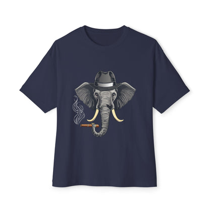 Stylish Elephant Graphic Tee, Trendy T-Shirt for Animal Lovers, Oversized Tee for Casual Outings, Unique Gift for Birthdays, Fun Streetwear