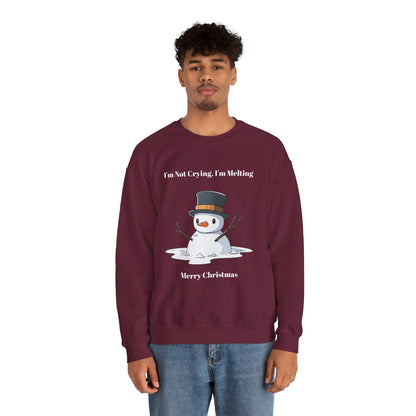 Merry Christmas Sweatshirt - I'm Not Crying, I'm Melting