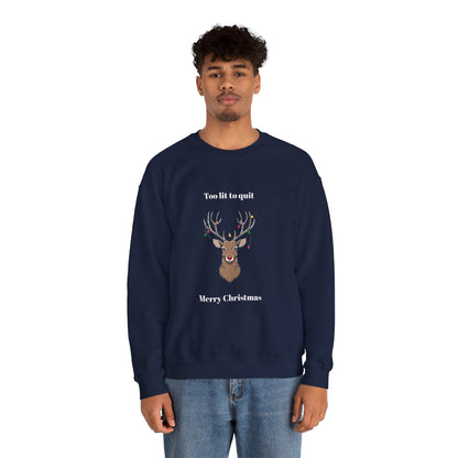 Merry Christmas Reindeer Sweatshirt