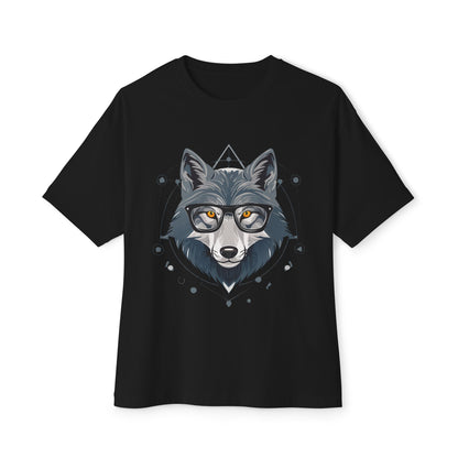 Cool Wolf Graphic Tee for Nature Lovers, Relaxed Fit Unisex T-Shirt, Gift for Animal Lovers, Trendy Streetwear, Outsider Apparel